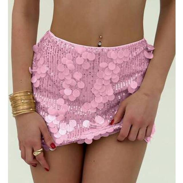 Aloruh Music Festival Sexy Sequin Embellished Low Waist Mini Skirt For Young Women, & Versatile,Club Outfits Women Sexy