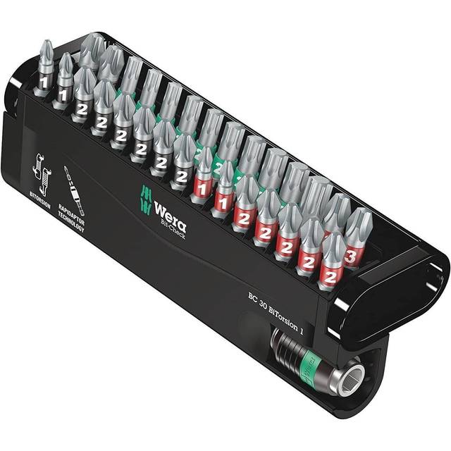 Wera Bit-Check 30 BiTorsion 1 All round Long Life bit set fo