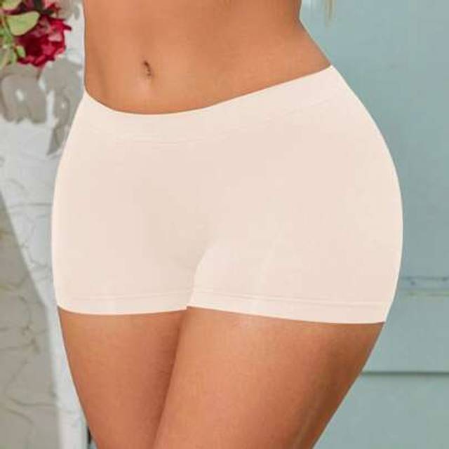 SHEIN Women Seamless Tummy Control Butt Lifting High Waisted Shorts Shapewear