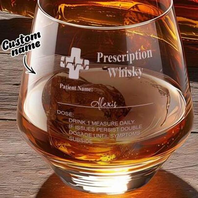 SHEIN 1pc Custom Name Whiskey Glass, Custom Name Whiskey Tumbler Glass, Custom Whiskey Glass, Custom Glassware With Name, Custom Gift, Personalized Name Whi