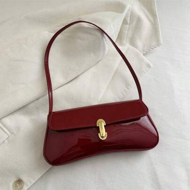 SHEIN Women&#39;s Vintage Faux Oiled Leather Flap Decor Shoulder Underarm Bag, Suitable For Dating, Outing, Party