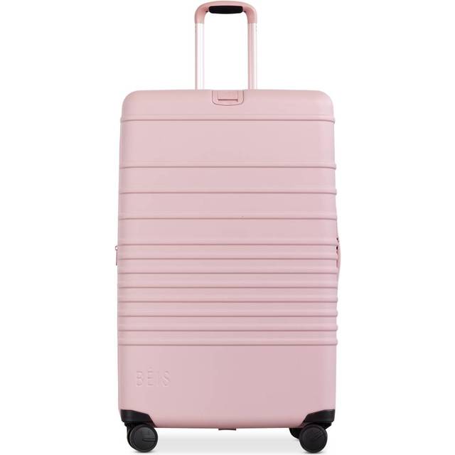 Beis in Atlas Pink the Large Check-in Roller Four-wheel Shell Suitcase 79.5cm X 50cm - In Atlas Pink