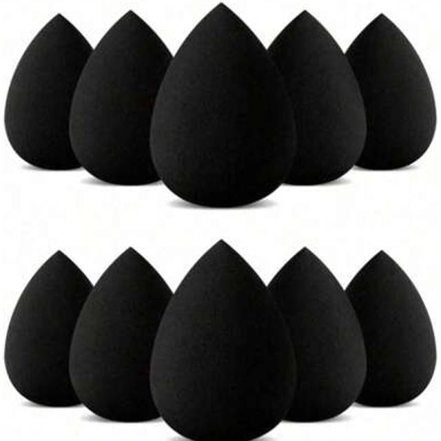 SHEIN 10pcs Makeup Sponges Makeup Sponge Professional Makeup Sponge Sponge Ultra Soft Concealer Sponge Face Makeup Tools For Foundation, Powder, Lotion