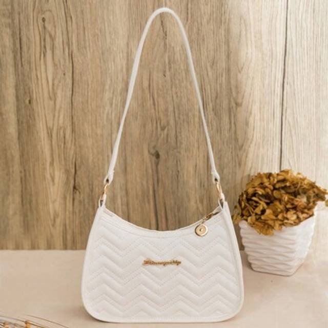SHEIN 1pc Fashion Crescent-Shaped Crossbody Bag, Fashion Ladies Underarm Purse