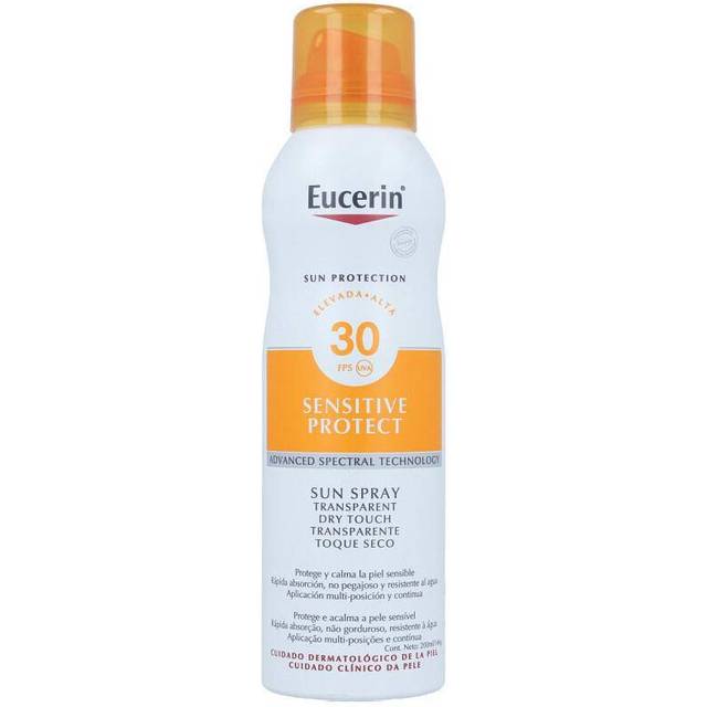 Eucerin Sensitive Protect Sun Spray Transparent Dry Touch SPF30