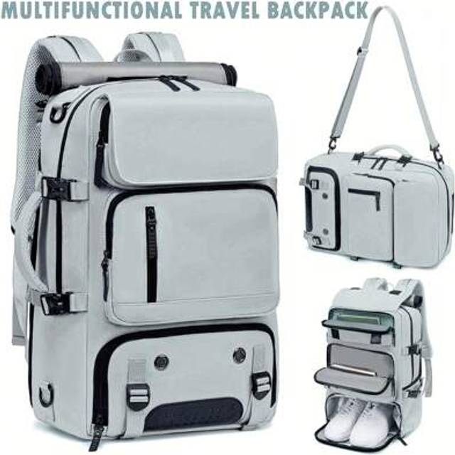 SHEIN 1 Piece Set Stylish Backpack, Hiking Backpack Stylish Casual Backpack With Shoe Compartment And Charging Port - Lightweight, Large Capacity Can Accomm