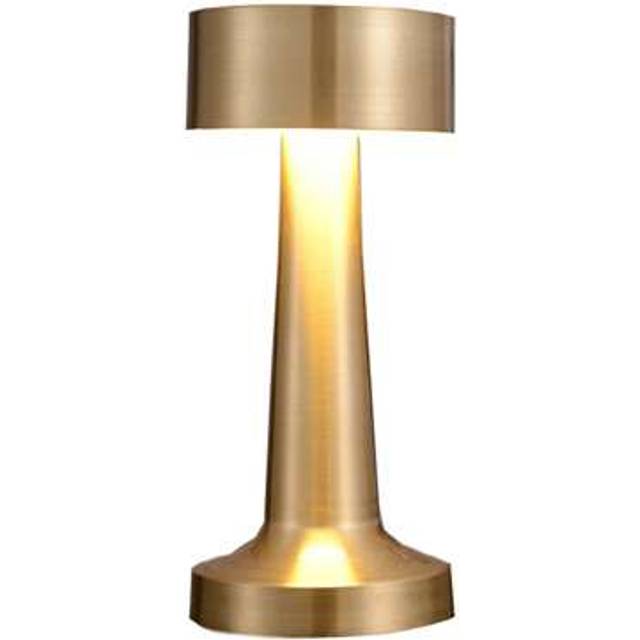 SHEIN LED Table Lamp Metal Touch Sensor Table Lamp Top Touch Night Light Dimming USB Bedside Lamp Bar Bedroom LED Desk Light Rechargeable Cordless Night Lig