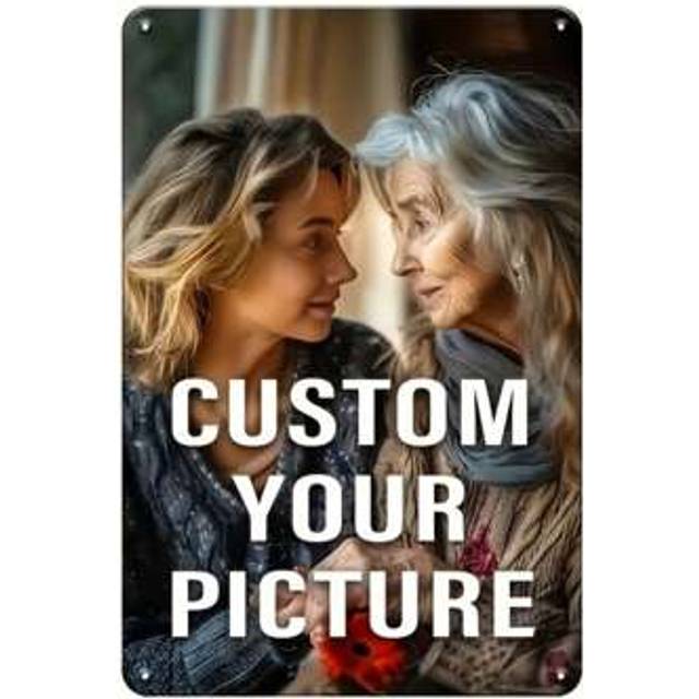 SHEIN 20.32x30.48 Cm Personalized Custom Metal Tin Sign, Vintage Style Wall Decoration For Home, Bar, Cafe, Office & Classroom, Versatile Iron Poster Plaque
