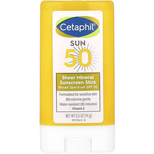 Cetaphil Sheer Mineral Sunscreen Stick SPF 50 0.5 oz