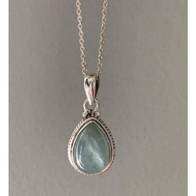 SHEIN 1pc Fashion Necklace, Chain Necklace, Aquamarine Necklace, Vintage Necklace, Bohemian Jewelry, Vintage Jewelry, Fashion Jewelry, Festival Gifts, Hallo