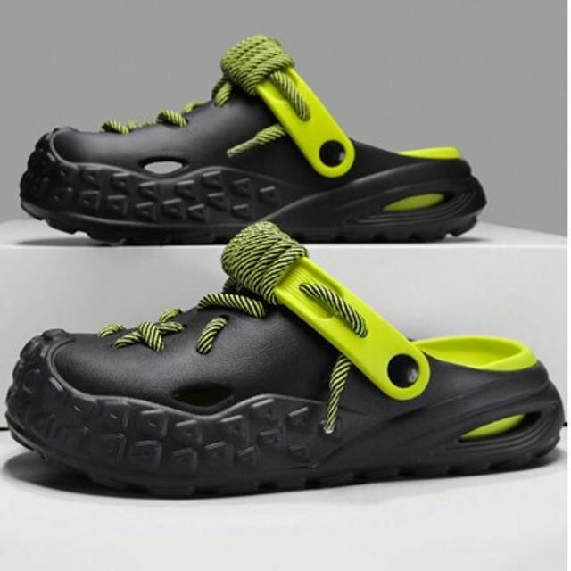 SHEIN Men&#39;s Fashion Lace Up Slide Sandals, Non-Slip Quick Dry Slip On Sandals, Suitable For Indoor/Outdoor Walking, Men Beach Lace Up Slide Sandals (Recomme