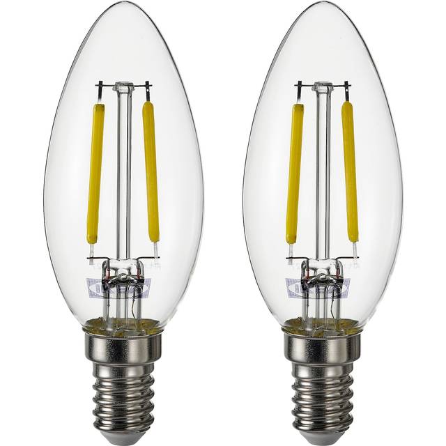 SOLHETTA LED ljuskälla E14 250 lumen, kronljus/klar