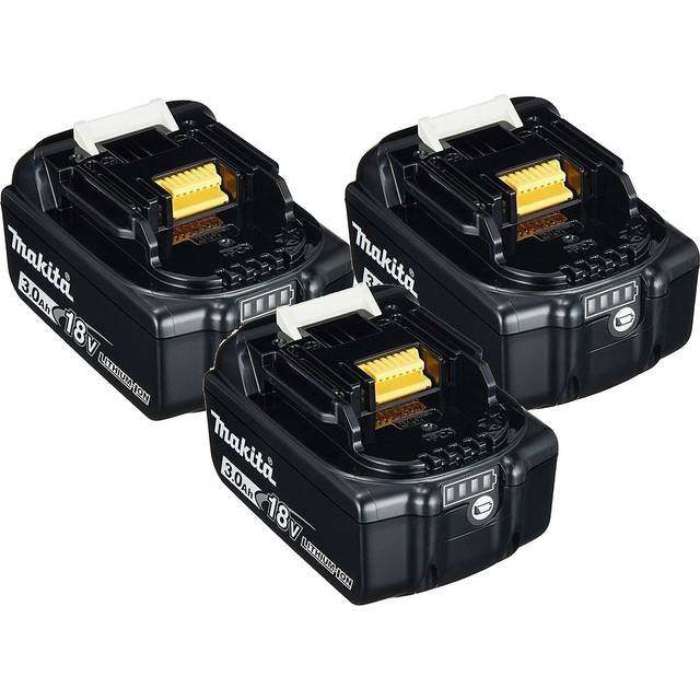 3 x Genuine Makita BL1830 18v 3.0ah Li-Ion lxt Lithium Ion Battery Star Batt