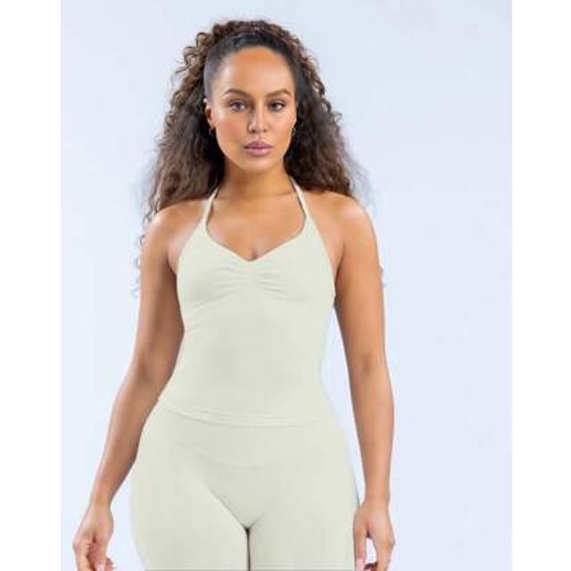 SHEIN Impact Longline Strappy Top Women Impact Longline Halter Tops Workout Longline Tank Top Compression Gym Fitness
