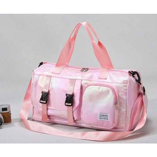 SHEIN Luxury Colorful Holiday Luggage Travel Duffel Bag,Large Capacity Over Night Gym Sports Yoga Bag, Hospital Weekend Carry-On Handbag With Dry And Wet Se