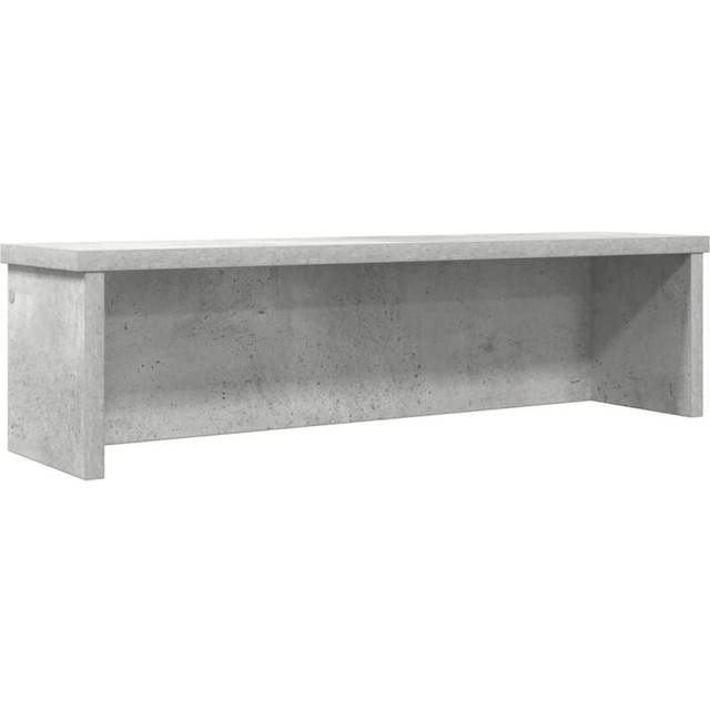 Kitchen Rack Stackable Concrete Grey 50x15x16 cm Engineered Wood Vidaxl
