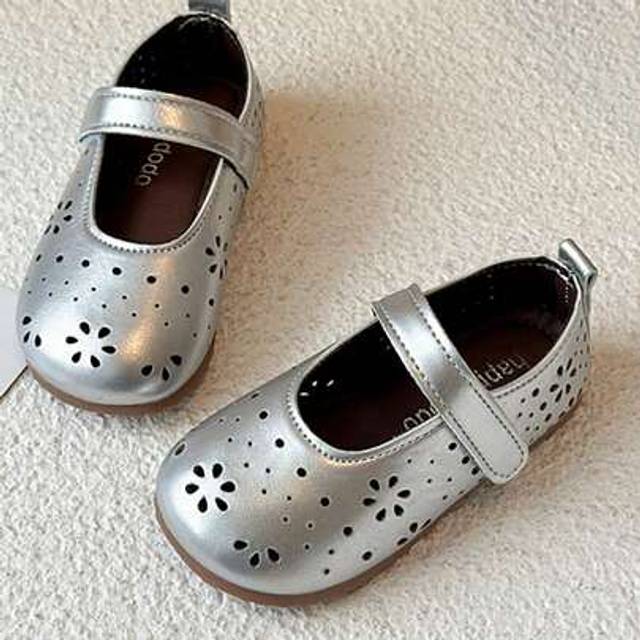 SHEIN Toddler Little Girl Mary Jane Dress Shoes - Ballet Flats For Girl Party School Shoes