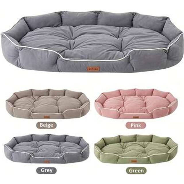 SHEIN Extra Large Fluffy Pet Dog Sofa Bed, Soft And Beautiful, Waterproof, Orthopedic Foam Dog Bed, Multifunctional Washable Dog Sofa Bed Pet Bed, Suitable