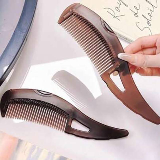 SHEIN Dandruff Cleaning Scalp Massage Brush Hollow Teeth Design Detoxing Comb For Scalp Care Hair Growth Mother&#39;s Day Gifts Hair Exfoliator Itch Relief Unis