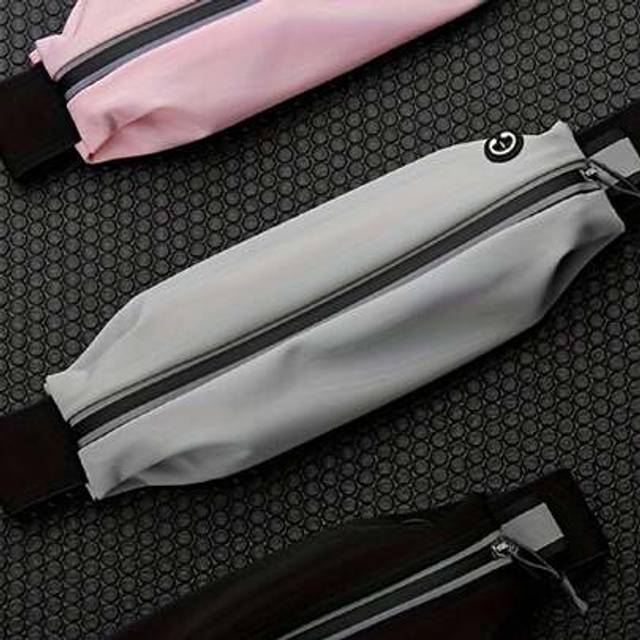 SHEIN Reflective Running Waist Bag For Men And Women Unisex Running Waist Bag For Running And Outdoor- Waterproof And Adjustable Fanny Pack With Close-Fitti