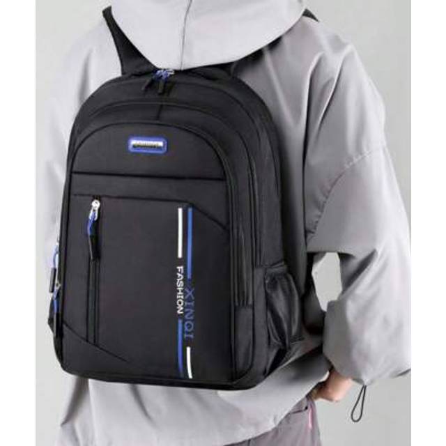 SHEIN Latest Minimalist Versatile Casual Sport Lightweight Travel Commute Large Capacity Multi-Pocket Book Laptop Men Fashion Backpack