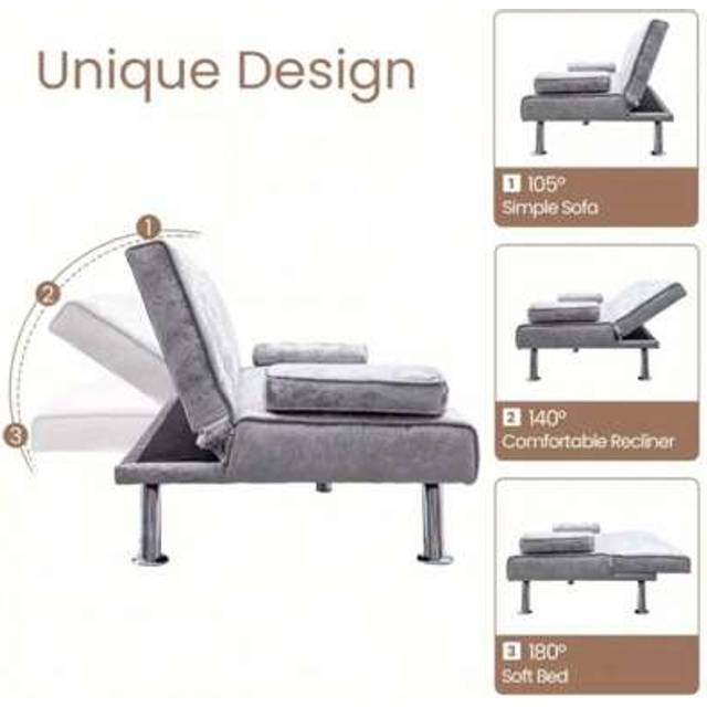 SHEIN Faux Leather Sofa Bed â 3-Seater Recliner, Stylish And Comfortable, Luxury/Budget Options (UK)