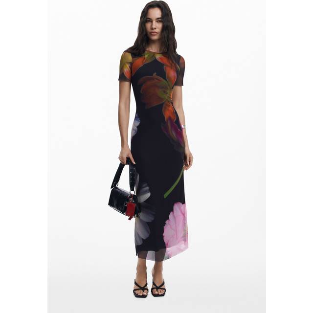 Women's t-shirt dress Desigual Roterdam - Noir
