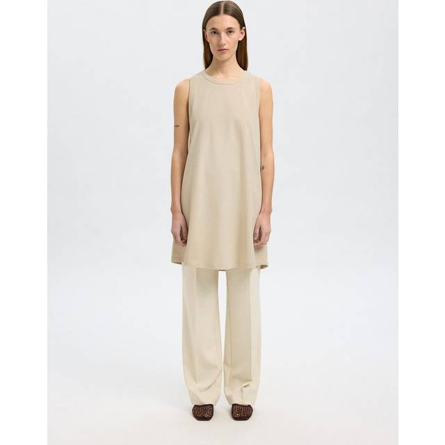 Selected Femme - SLFEssential SL Tank Short Dress NOOS - Klänning - Birch - L