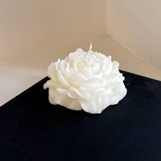 SHEIN 1pc Flower Scented Candle Birthday Gift, DIY Handmade Candle Decor Ornament Gifts Graduation