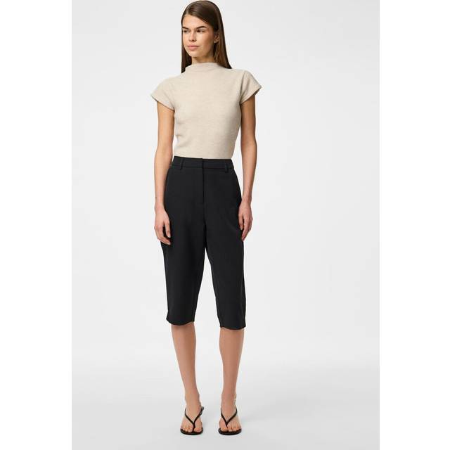Pieces Pcbozzy HW Capri Pants WVN D2D DMO Dam Byxor Stl. M - Från Magasin - Sort (M)
