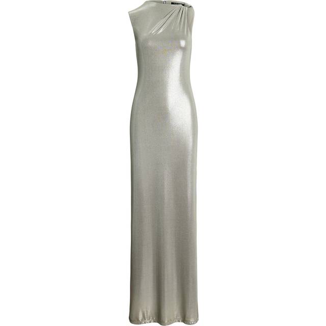Lauren by Ralph Lauren LRL Keilly Gown - Silver