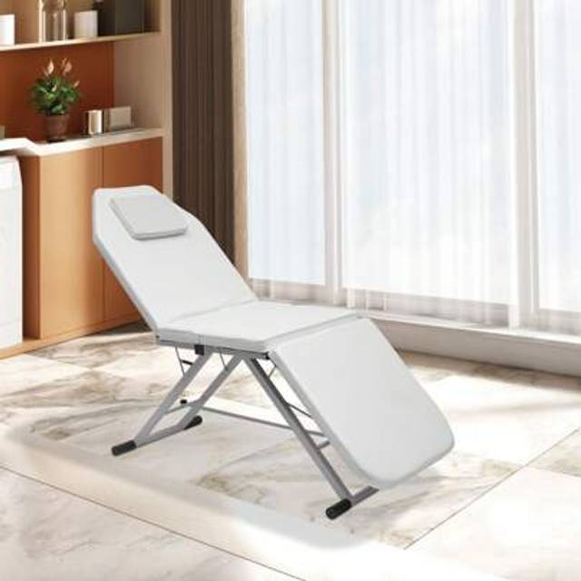 SHEIN Folding Massage Table, Beauty Bed Massage Table Portable Folding Massage Table Bed Lightweight Beauty Salon Therapy Tattoo Couch With 3 Adjustable Leg