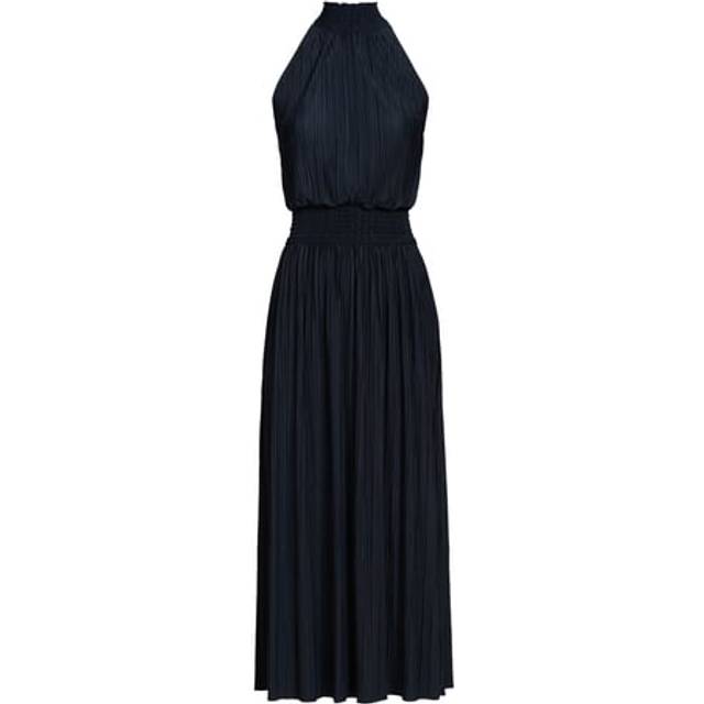 Robe plissée Uma - Bleu - XS