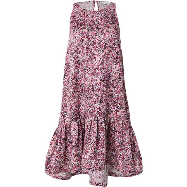 & Other Stories – Rosa, ärmlös miniklänning med sänkt midjesöm och heltäckande litet abstrakt mönster