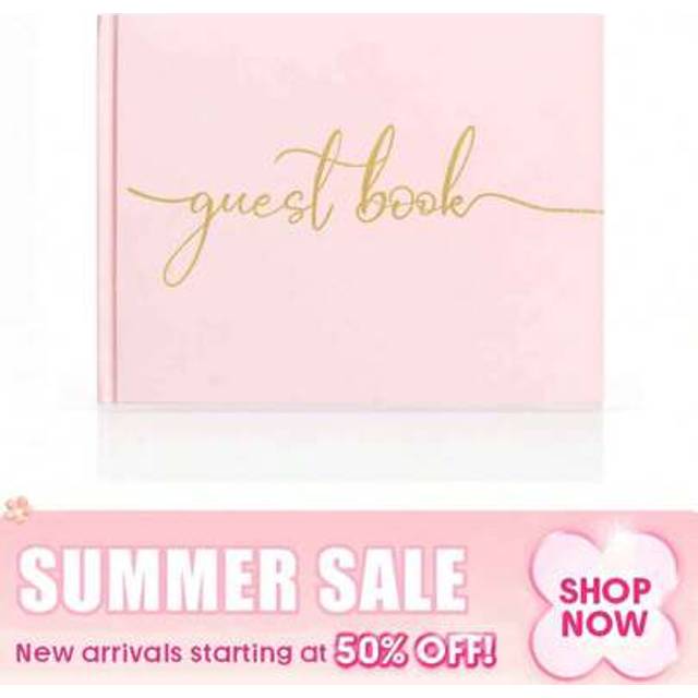 SHEIN Wedding Guest Book - Elegant Guest Book Weddings Christening Parties, Weddings And Special Events Guest Book - 100 Blank Pages For Wedding Login And P