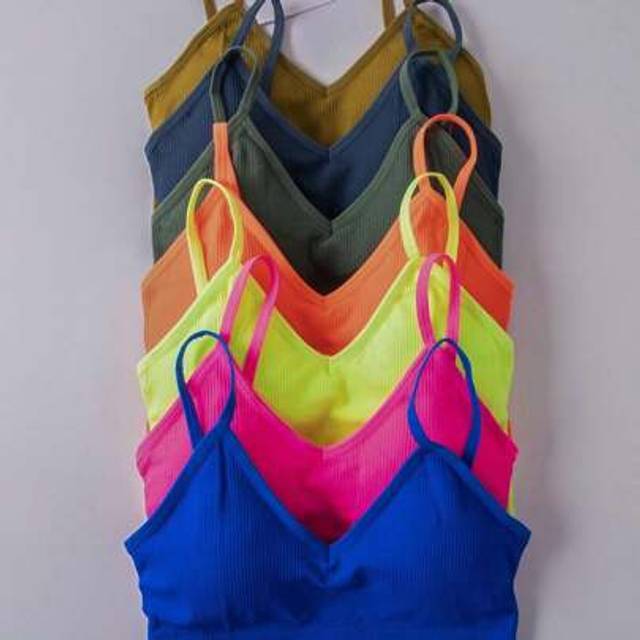 SHEIN 7pcs/Set Women Sports Wireless Comfy Bra, Lingerie