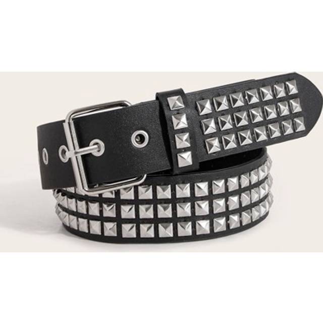 SHEIN 1 Piece Of Unisex Studded Punk Style Handsome Street Casual Daily Wear Belt Halloween Summer, School Fall, Autumn, Halloween