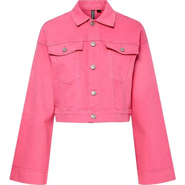 PIECES Pcsvala Denim Jacket |Rosa |S