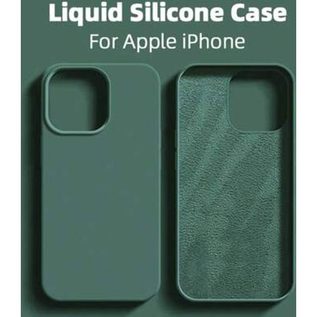 SHEIN 1pc Luxury Liquid Silicone Phone Case Compatible With Apple I Phone 16 11 13 12 14 15 Pro Max Cases I Phone 16 Pro Max Shockproof Protective Cover