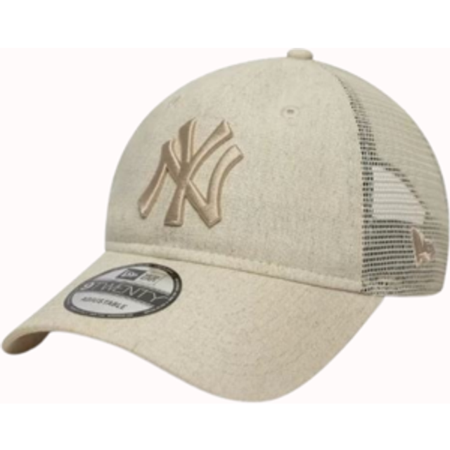 New Era 9Twenty Trucker Cap - LEINEN New York Yankees beige