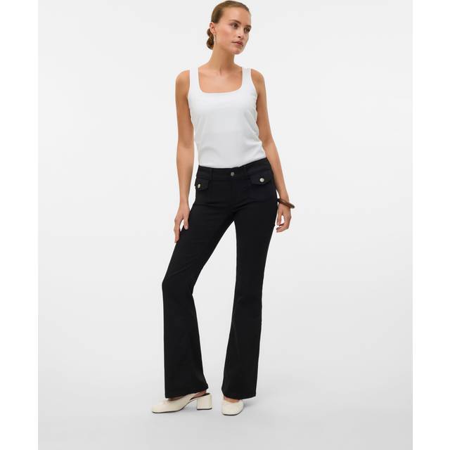 Vmjean Low Rise Flared Fit Jeans