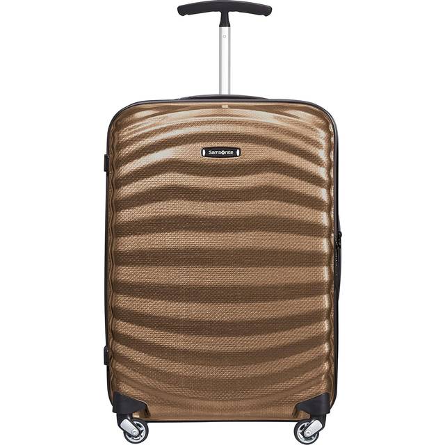 Samsonite Lite -Shock - Spinner S resväska, 55 cm, 36 L, brun (sand)