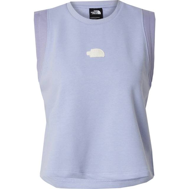 The North Face Women’s Terry Relaxed Cropped Tank Top Purple Mint Size S female (S)