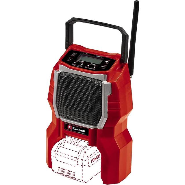 Einhell TE-RA 18 Li BT 18v Cordless Radio and Bluetooth Speaker No Batteries No Battery Charger No Case