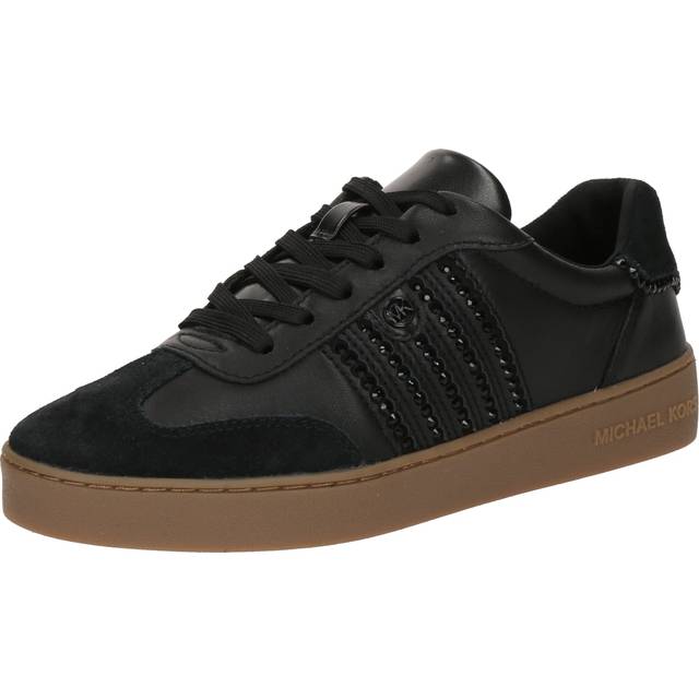 Michael Kors for woman. 43T5SCFS1L Scotty Lace Up Sneakers black (38), Flat, Laces, Casual