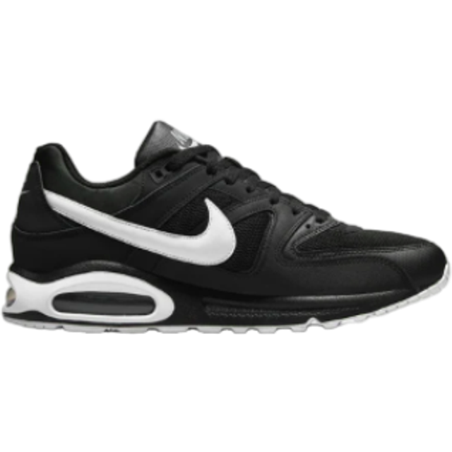 NIKE Air Max Command herr Sneaker Sneaker, Schwarz Black White Cool Grey, 44.5 EU
