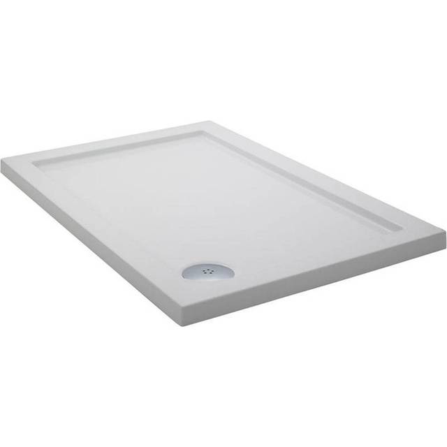 Hudson Reed Rectangular Shower Tray 1200 x 800mm - White, White