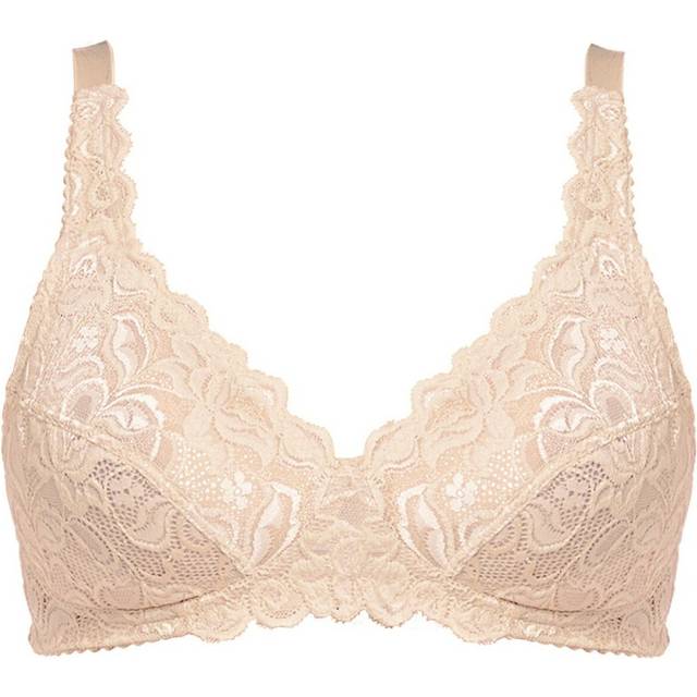 Wacoal Womens Eglantine Non Wired Bra - Beige Spandex - Size 36D