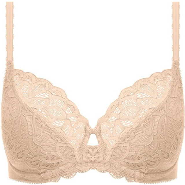 Wacoal Womens Raffine Underwire Bra - Beige Nylon - Size 36F