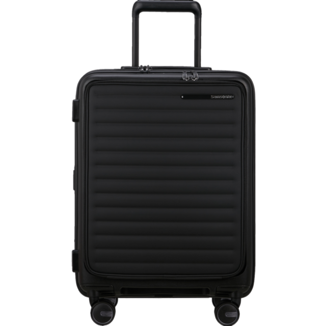 Samsonite Restackd 4-Wheel Spinner 55cm Easy Access Expandable Cabin Case, 42/48L